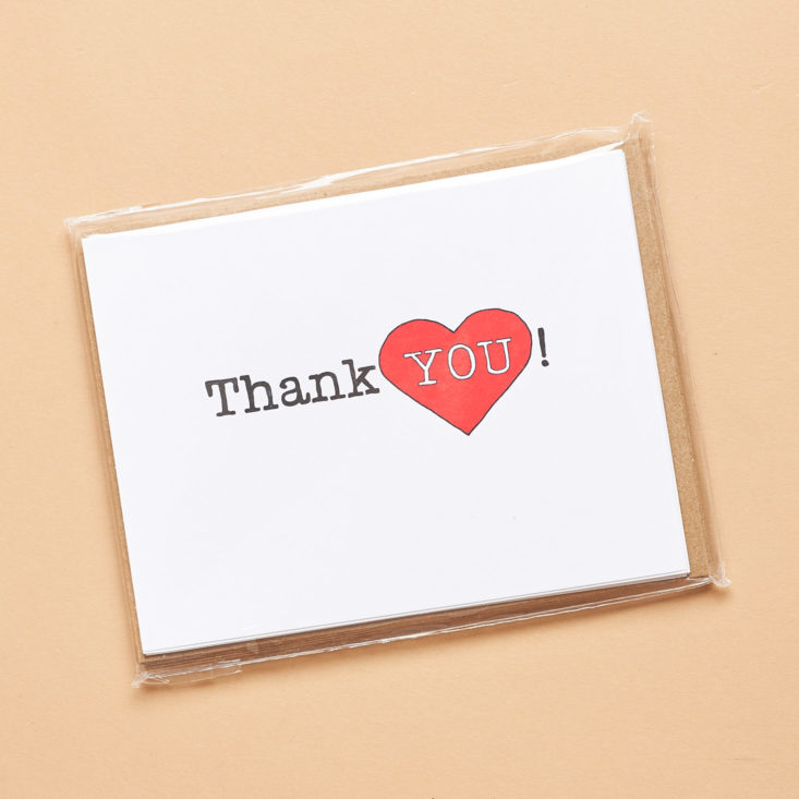 Kloverbox thank you note