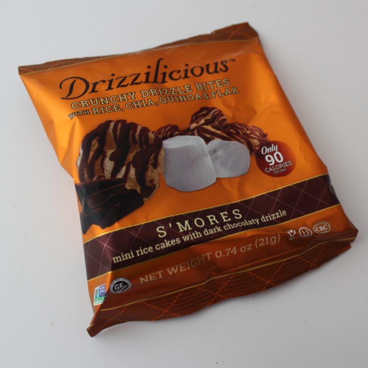 Love with Food Deluxe November 2018 Box Review - Drizzilicious S’Mores Packet Top