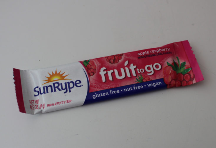 Love with Food Deluxe November 2018 Box Review - Sunrype Fruit to Go Packet Top