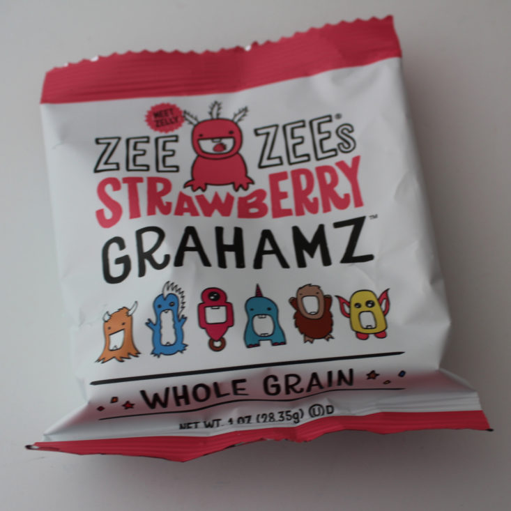 Love with Food Deluxe November 2018 Box Review - Zee Zee’s Strawberry Grahamz Packet Top