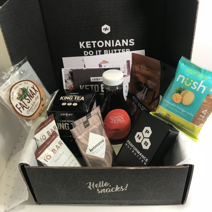Onnit Keto Box November 2018 - All Items Unboxed