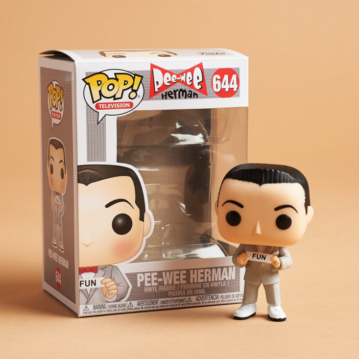 Pop In A Box November 2018 - Pee-Wee Herman Unboxed Front