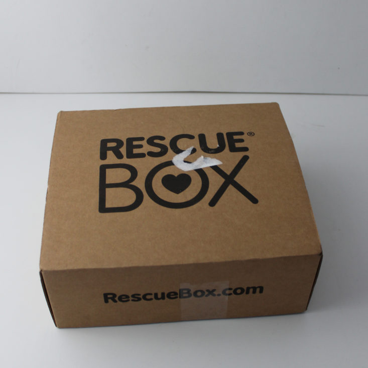 Rescue Box November 2018 Review - Box Closed Top