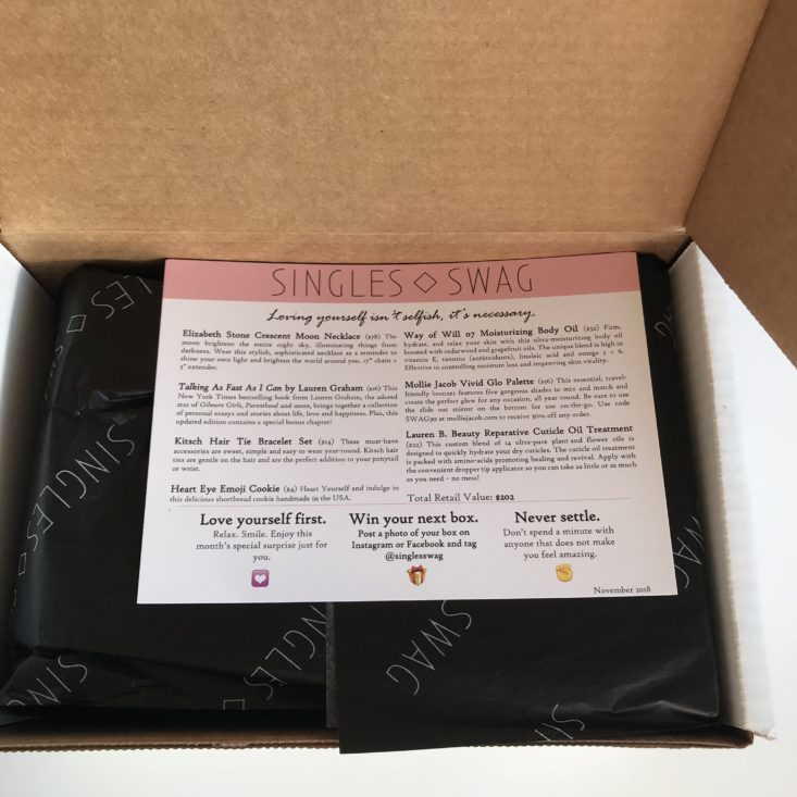 SinglesSwag November 2018 - Box Open Top