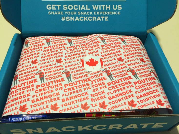 Snack Crate Canada September 2018 - Box Open