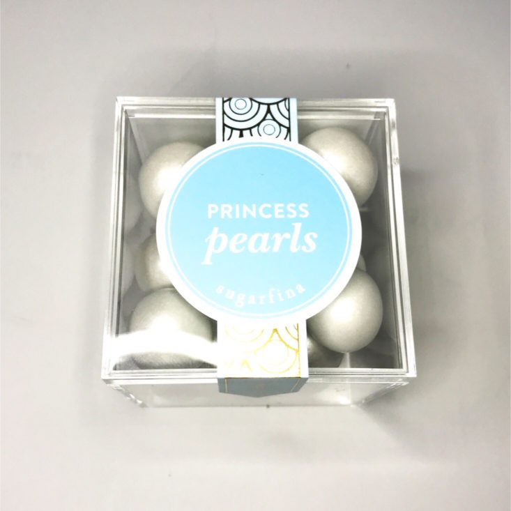 Sugarfina Trick Box - Princess Pearls, Small Candy Cube Top