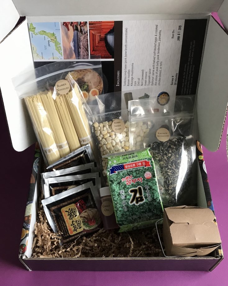 Takeout Kit November 2018 - All Products Front