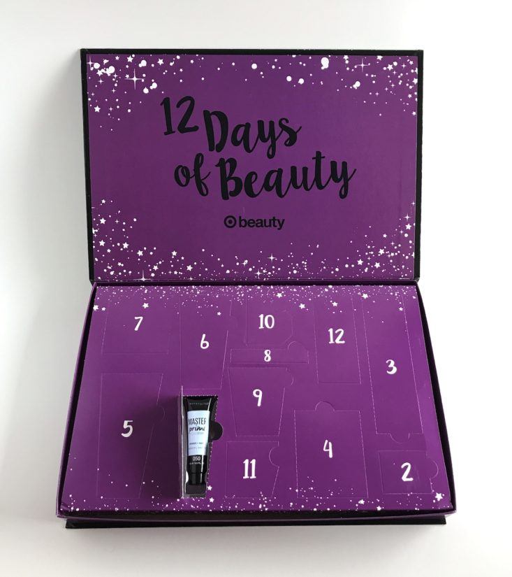 Target 12 Days of Beauty Advent Calendar Review November 2018 - All Products 1 Top