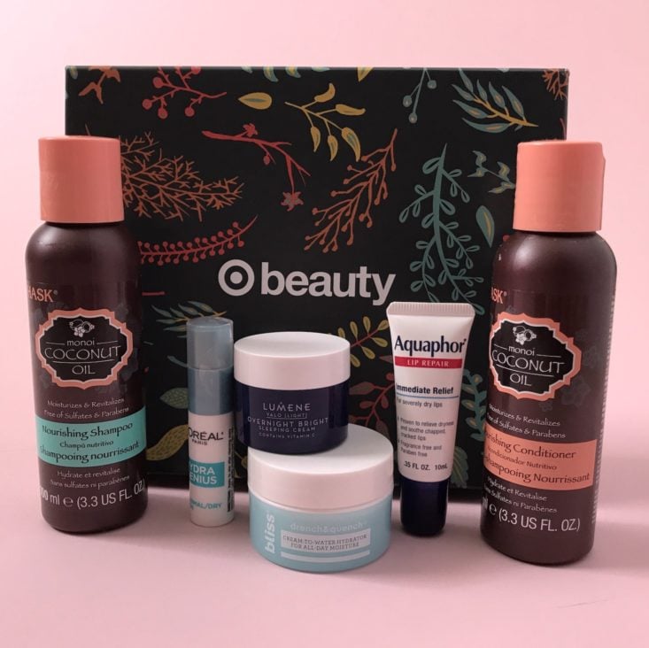 Target Beauty Box November 2018 - Box With Contents