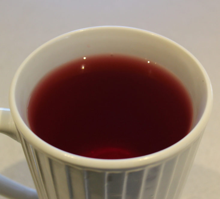 Tea Box Express November 2018 Review - St. Fiacre’s Farm Coastal Cranberry Spice Loose Leaf Tea Made Top