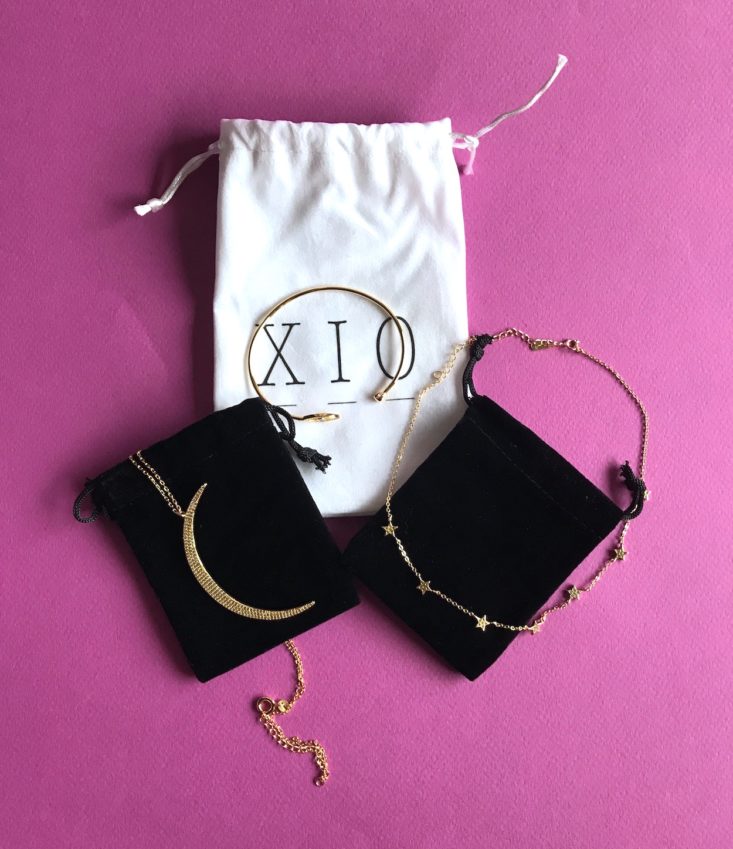 XIO Jewelry Subscription Review November 2018 - Contents 2 Top