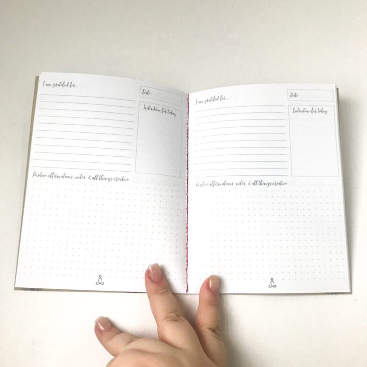 Yogi Surprise November 2018 Review - Daily Gratitude Journal by Carrie Elle Back