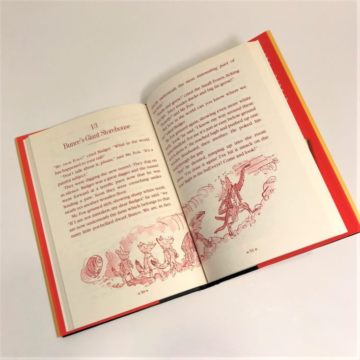 Amazon Prime Book Box December 2018 -Fantastic Mr. Fox Book Inside Top