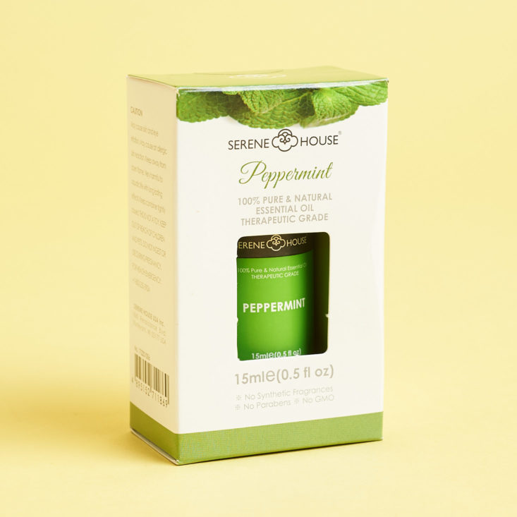 Bespoke Post Unplug peppermint oil