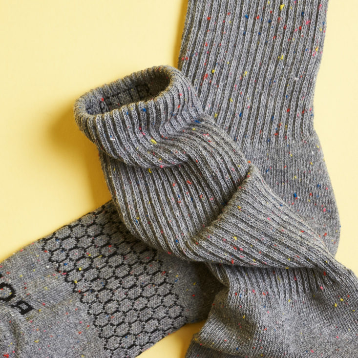 Birchbox Travel Sized Treats sock detail
