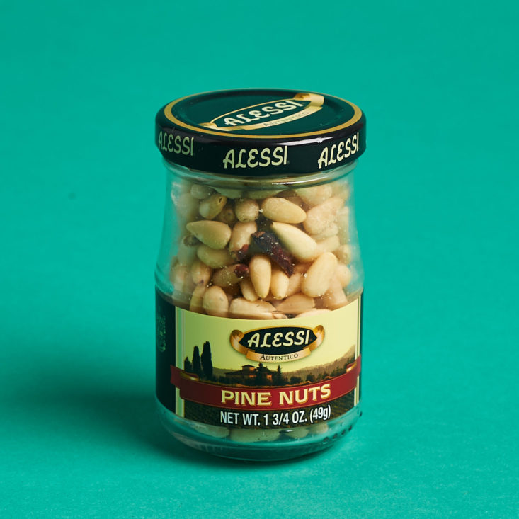 Crate Chef December 2018 pine nuts