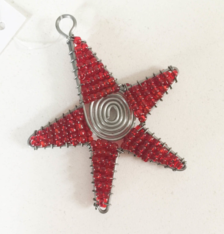 Fair Trade Friday Subscription December 2018 - Stay Ornament by Wild Hope Artisan Project, Tanzania Top