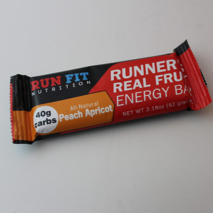 Fit Snack Box December 2018 - Run Fit Energy Bar Top
