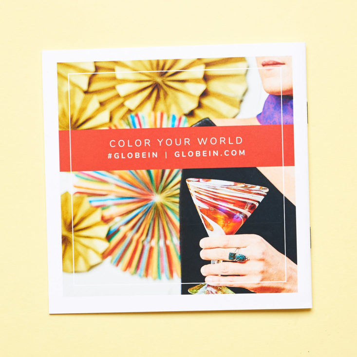 Globe In Celebrate booklet cover image