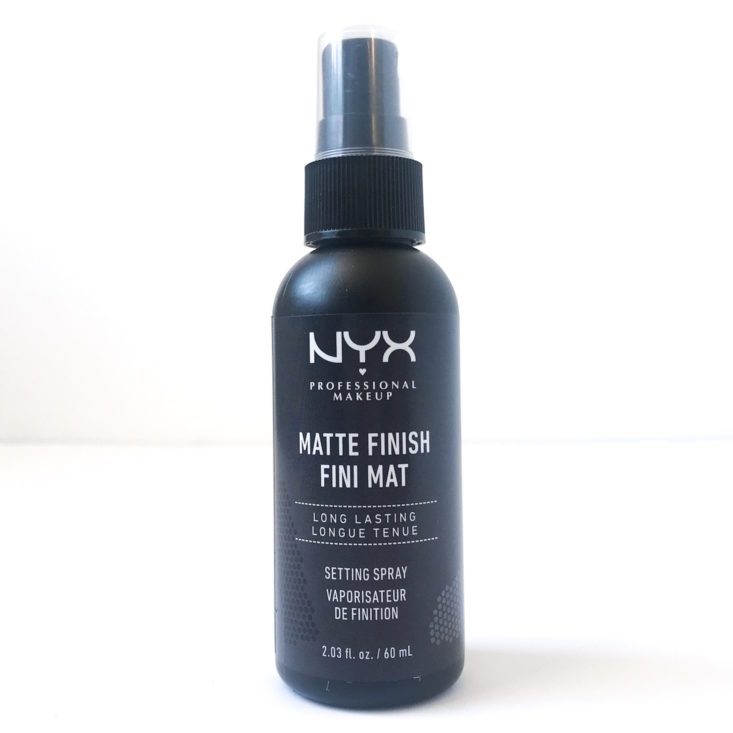 Influenster NYX Makeup Setting Spray Front