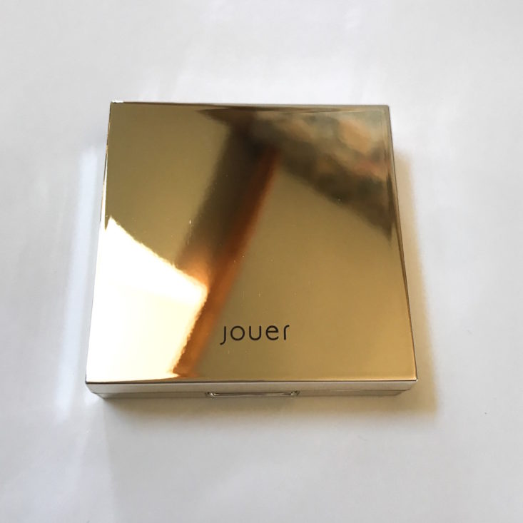 Jouer Cosmetics Mystery Matchbox December 2018 - Powder Highlighter in Citrine Open Front 1