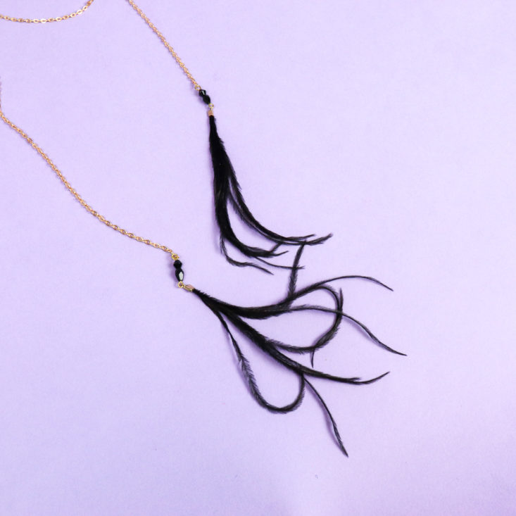 necklace feathers
