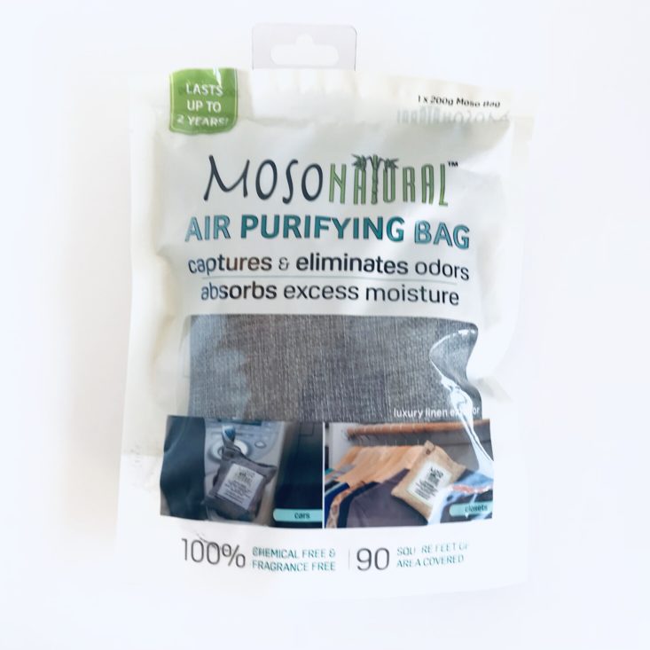 Mighty Fix December 2018 - Moso Natural Air Purifying Bag Front