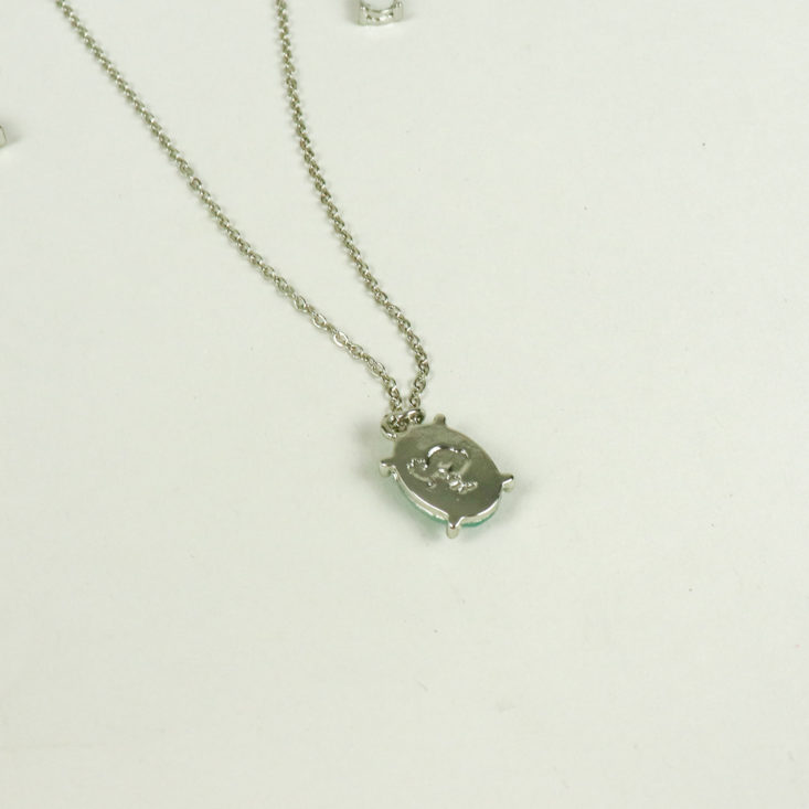 MintMongoose necklace pendant back