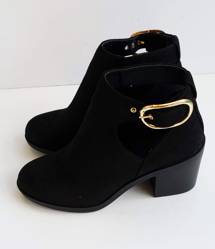 Nordstrom Trunk Box October 2018 - Berlin Buckle Unit Boots by Top Shop Front 2