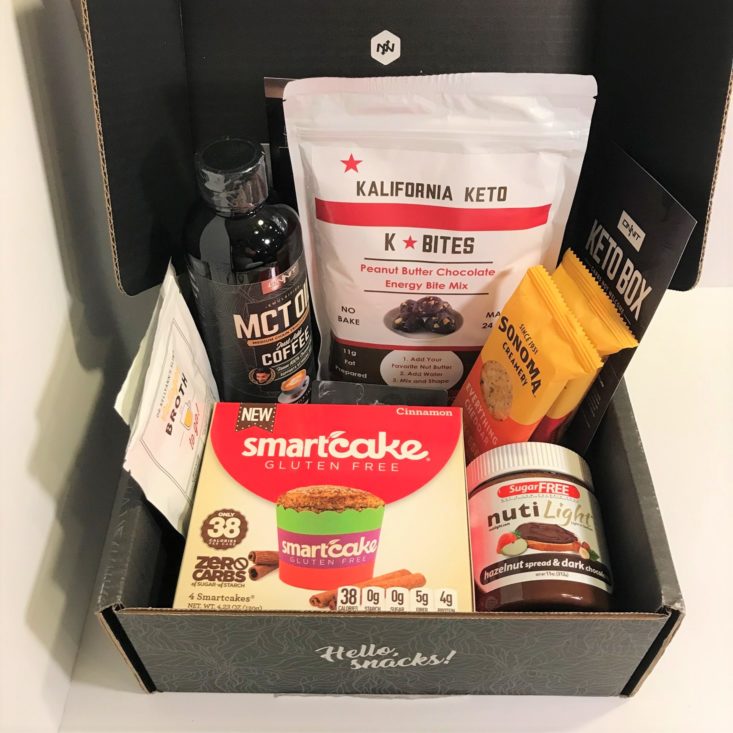 Onnit Keto Box December 2018 - All Products In Box Top