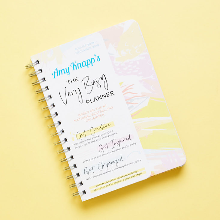 Peaches and Petals November 2018 planner cover
