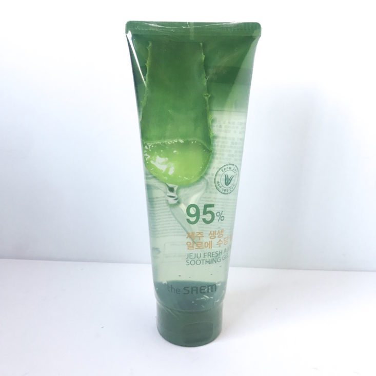 PinkSeoul Box November 2018 Review - The Saem Jeju Soothing Aloe Gel Front