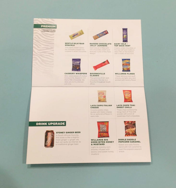 Snack Crate South Africa 2018 - Card Middle