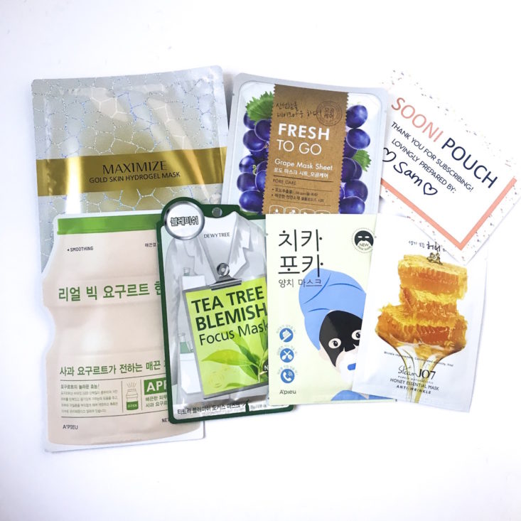 Sooni Mask October 2018 - All Contents Top
