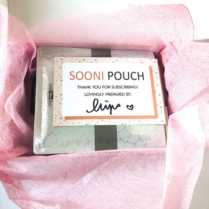 Sooni Pouch November 2018 - Box Open Top