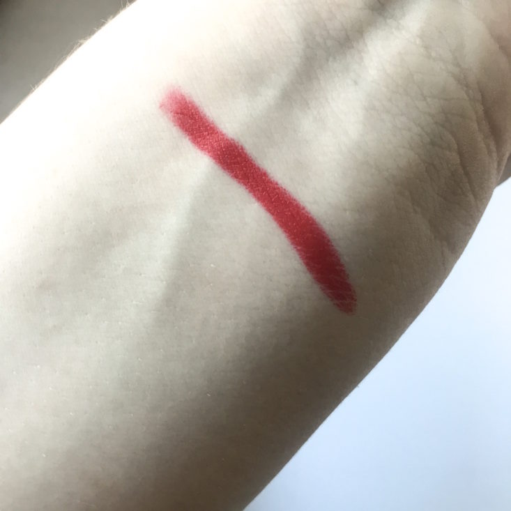Sooni Pouch November 2018 - Marie Claire Velvet Matte Lip Crayon Swatched On Hand Top