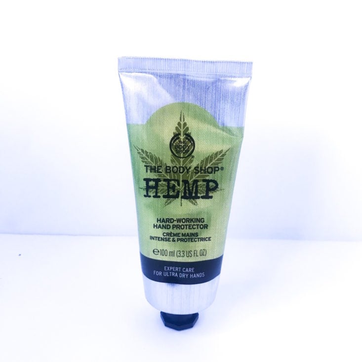The Body Shop Black Friday Bag Review 2018 - Hemp Hand Protector Front