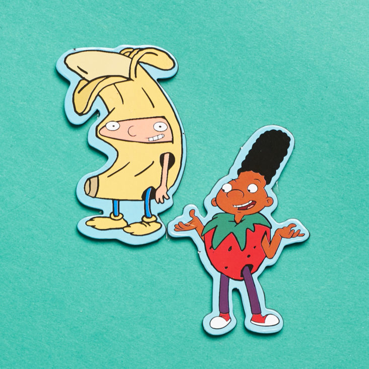 The Nick Box by Culturefly December 2018 - Hey Arnold! Refrigerator Magnets Pair Top