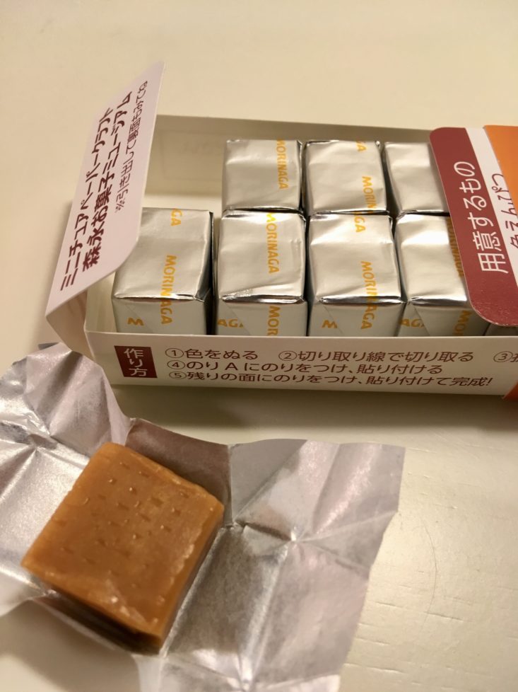 TokyoTreat Classic Review November 2018 - Morinaga Sweet Potato Caramel Box Pieces Front