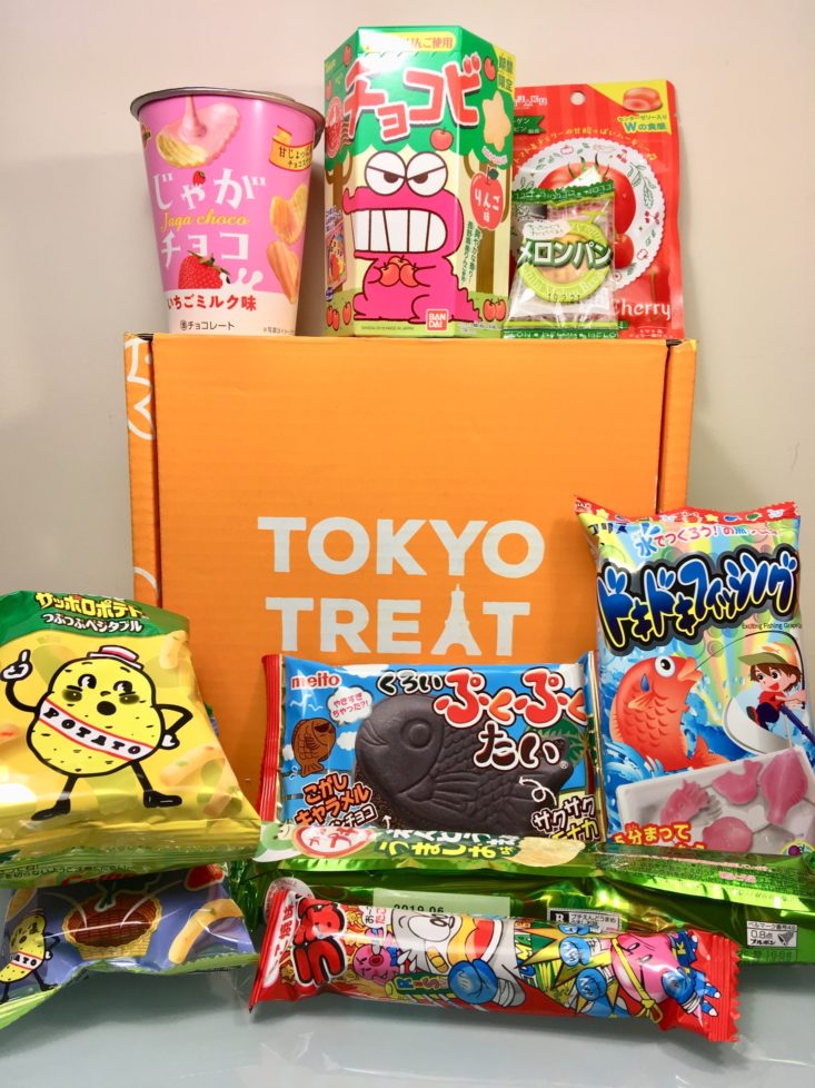 TokyoTreat Classic Santa’s Snacks December 2018 - All Content With Box Front