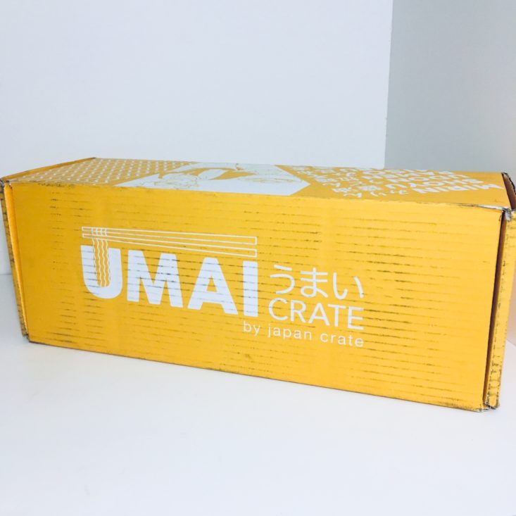 Umai Crate Subscription Box November 2018 - Box Closed Front