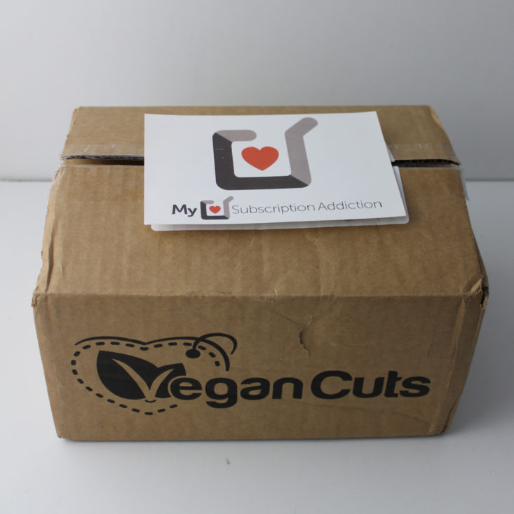 Vegan Cuts Snack December 2018 Box - Box Closed Top