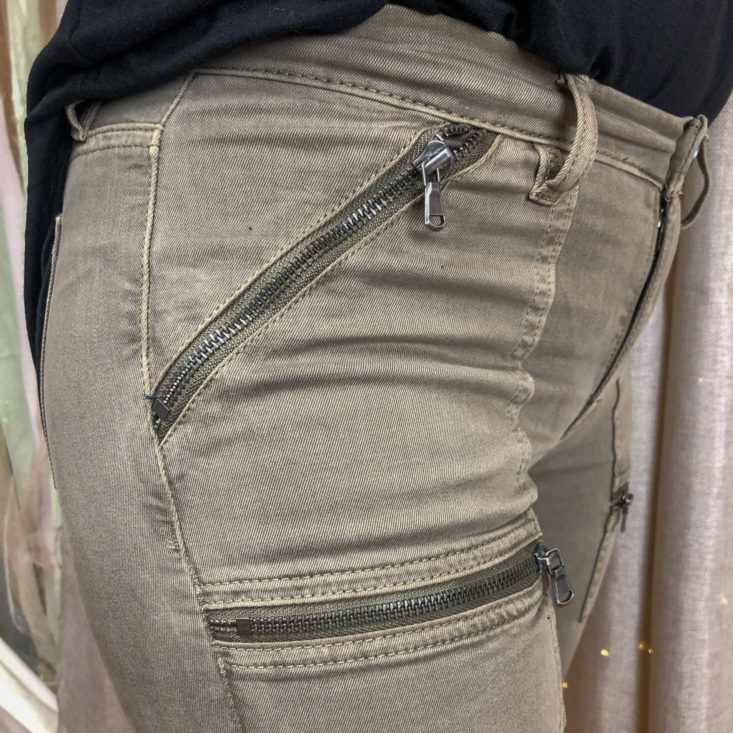 Utility Skinny Pants zip pockets