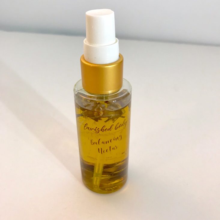 ZaaBox Women of Color November 2018 - Balancing Nectar Body Oil Front