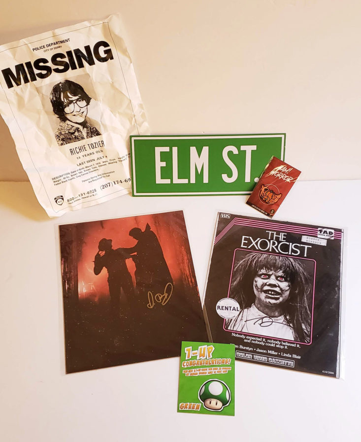 BAM! Horror Box October 2018 - Products Top