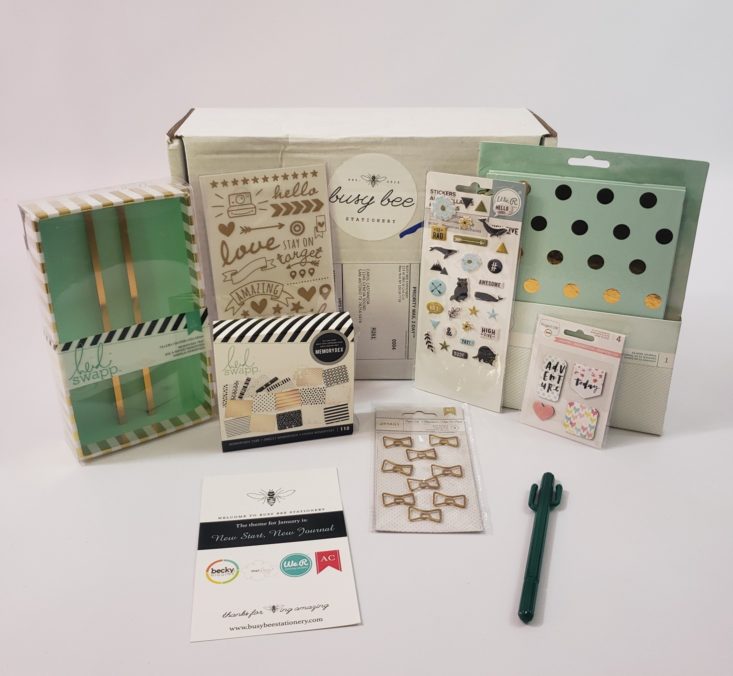 BUSY BEE STATIONERY Box January 2019 - All Products