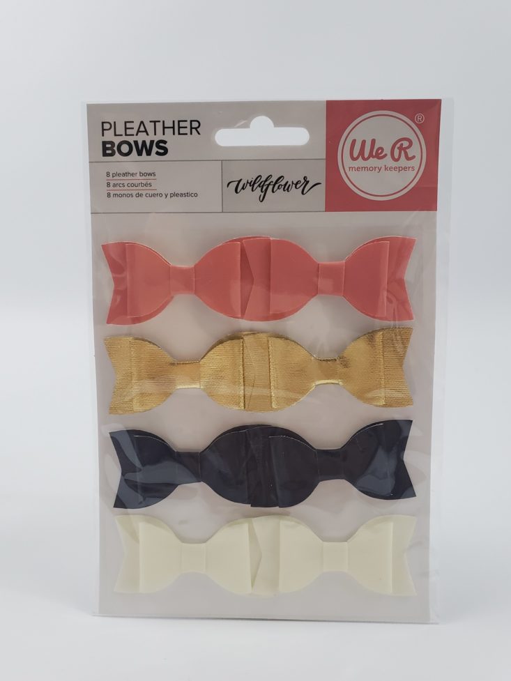 BUSY BEE STATIONERY December 2018 - Pleather Bows Front