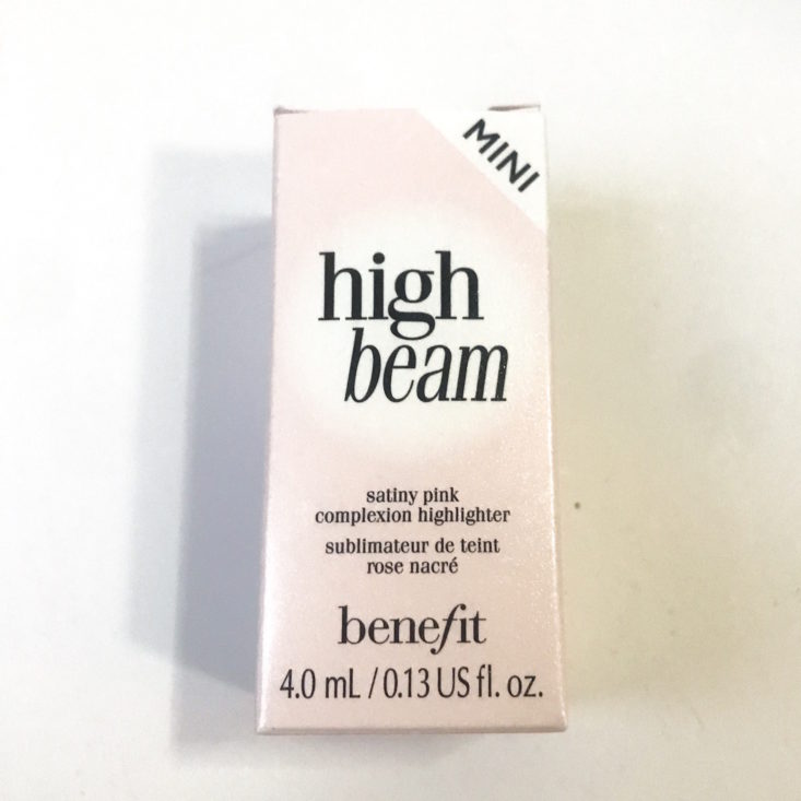 Birchbox The Best-Sellers Set January 2019 - Benefit Cosmetics High Beam Liquid Face Highlighter Close Top