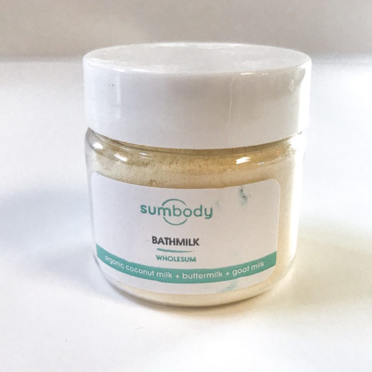 Birchbox The Treat Yourself Beauty - Sumbody Wholesum Bath Milk Front