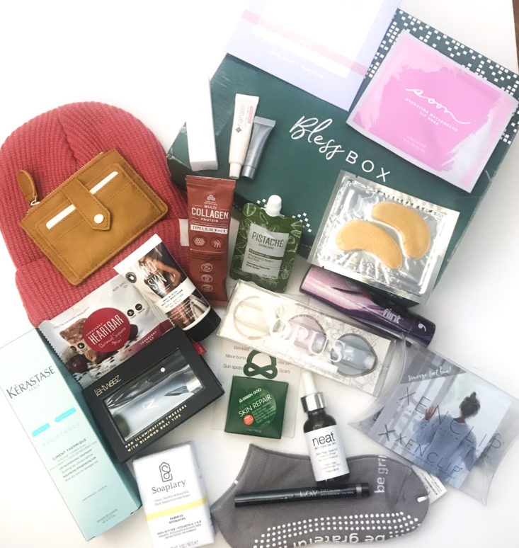 Bless Winter Box January 2018 - All Products
